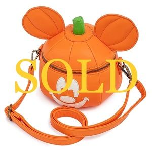 Loungefly Mickey O Lantern Pumpkin Bag
